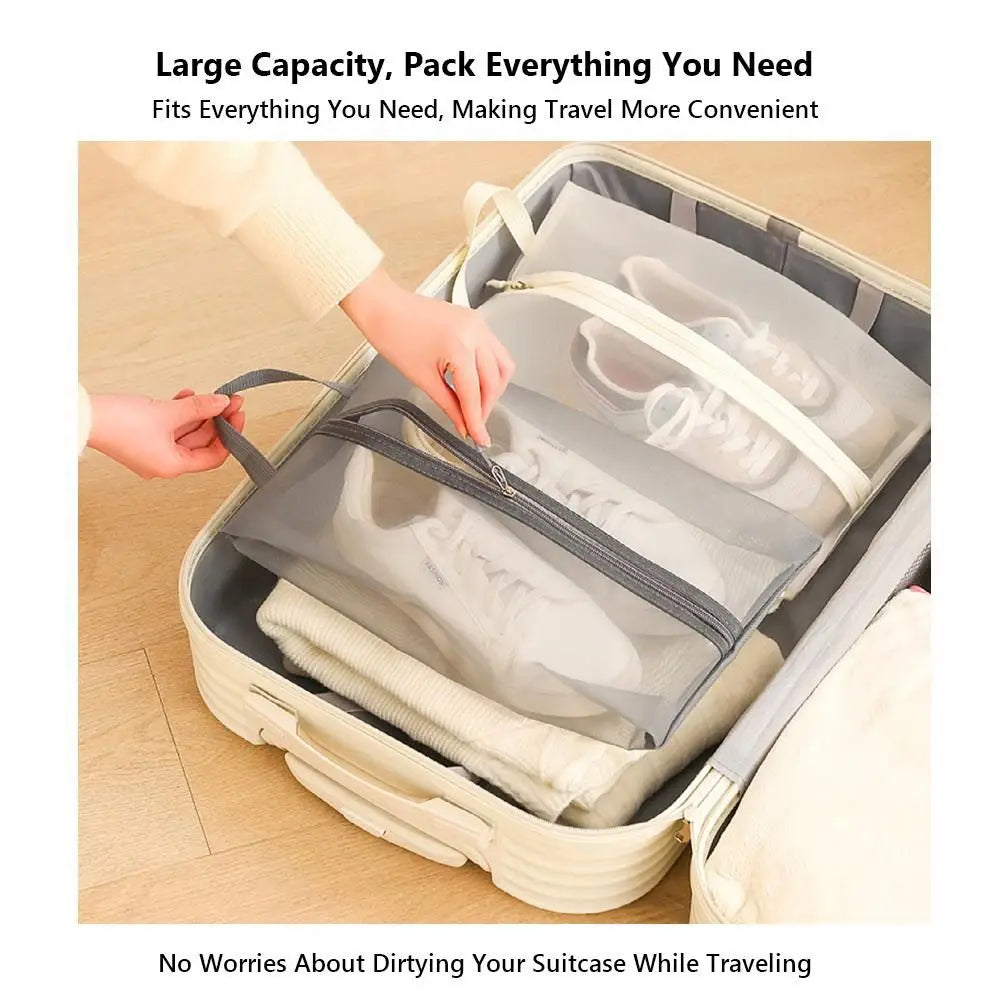 Mesh Shoe Bag – Breathable Dustproof Travel Shoe Organizer