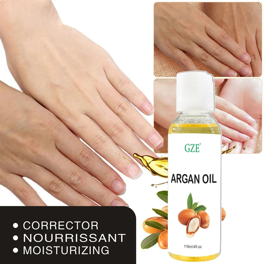 GZE Organic Moroccan Argan Oil | Cold Pressed Virgin Moisturizer