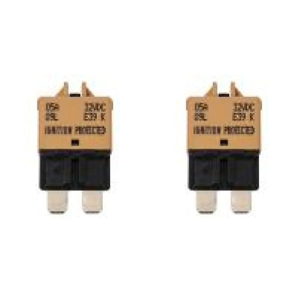 1/2PCS Circuit Breaker Blade Fuse 12V 24V Resettable 5-30A Marine RVs Automatic Reset Thermal Circuit Breaker Car Blade Fuse Box Peaceful Pleasures Health and Wellness F445 2PCS
