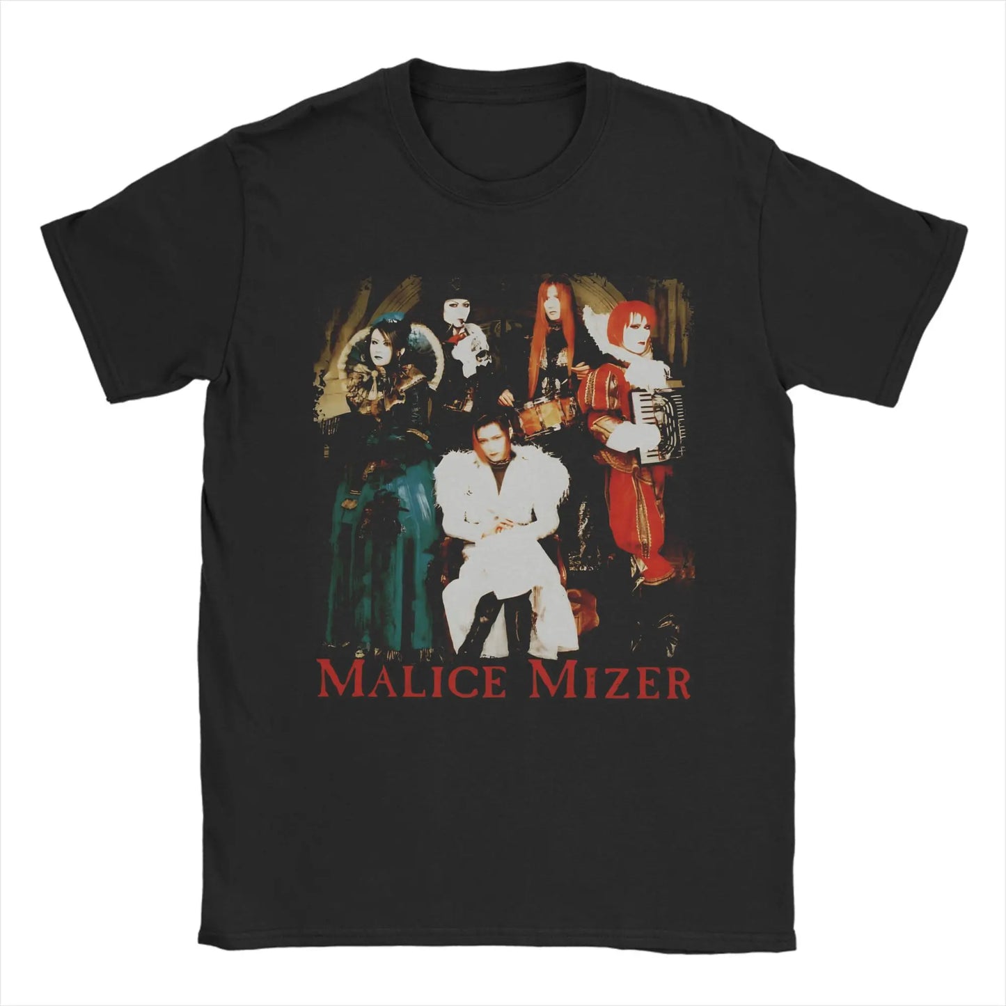 Vintage T Shirt Summer Malice Mizer Trendy Cool T-Shirts Pure Cotton Tshirt for Man Awesome Design Short Sleeve Tees Peaceful Pleasures Health and Wellness 2 5XL