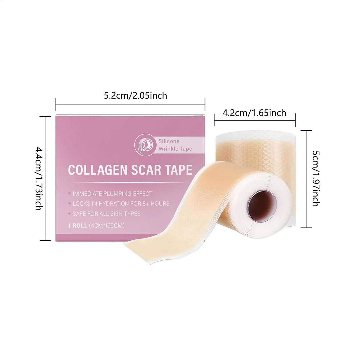 Silicone Scar Sheet Tape Roll – Waterproof & Breathable Silicone Scar Tape Peaceful Pleasures Health and Wellness