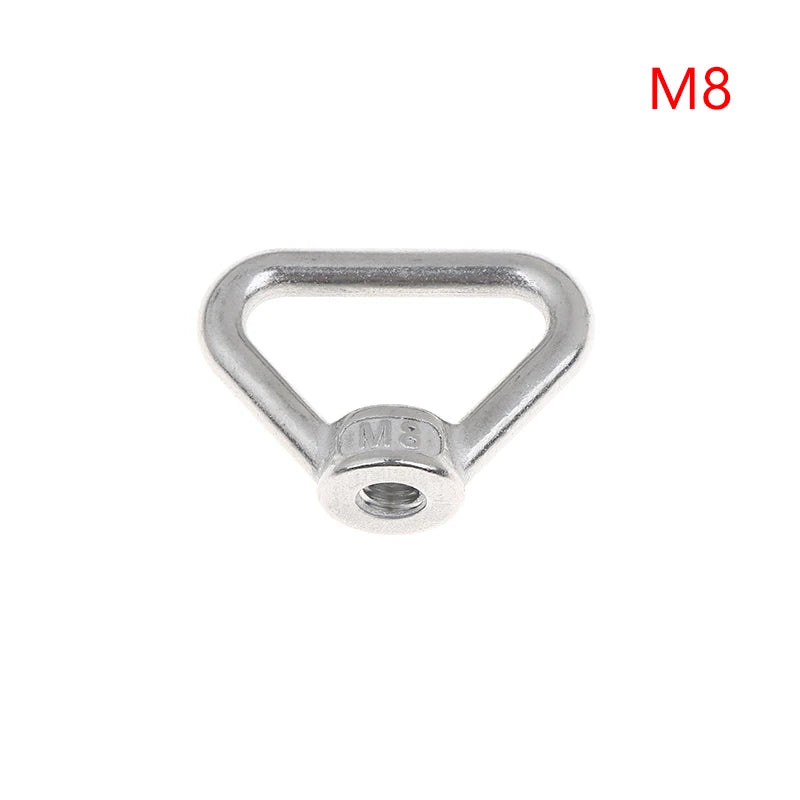 Stainless Steel 304 Lifting Eye Bolt Nut Set M8–M24 Ring Screw Lifting Eye Bolt Peaceful Pleasures Health and Wellness A1