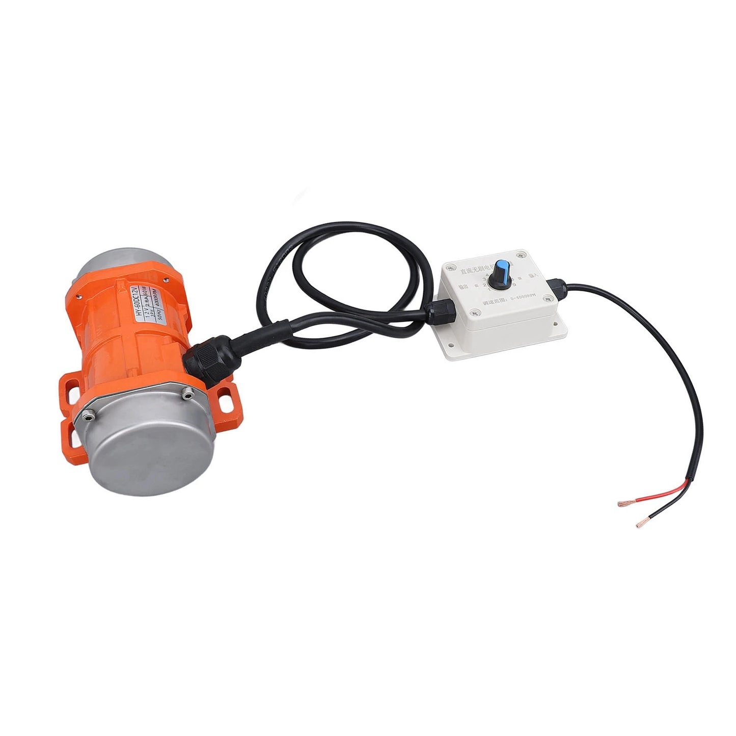DC 12V Concrete Vibrator Motor 4000RPM Brushless Aluminum Alloy IP65