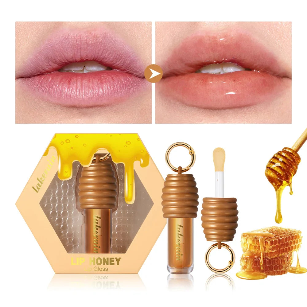 Honey Lip Gloss Plumper Oil Balm – Hydrating & Non-Sticky