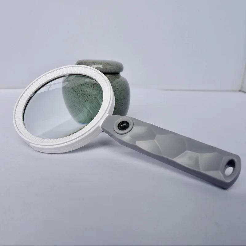 Handheld Massage Handle with Optional Magnifying Glass Peaceful Pleasures Health and Wellness