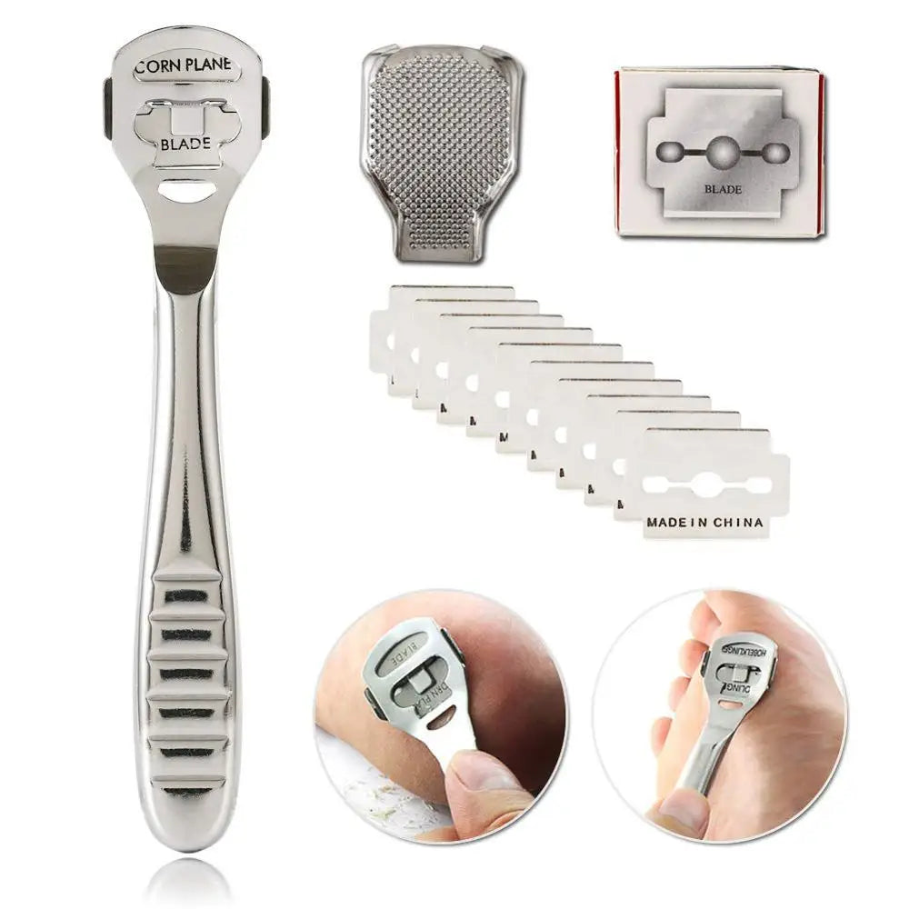 Foot Callus Shaver Heel Hard Skin Remover | 10 Blades