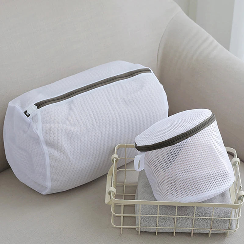 2/3/5PCS Mesh Nylon Clothing Storage Bag Anti Deformation Pants Sweater Special Washing Bag Wool Travel Packaging Bag Peaceful Pleasures Health and Wellness