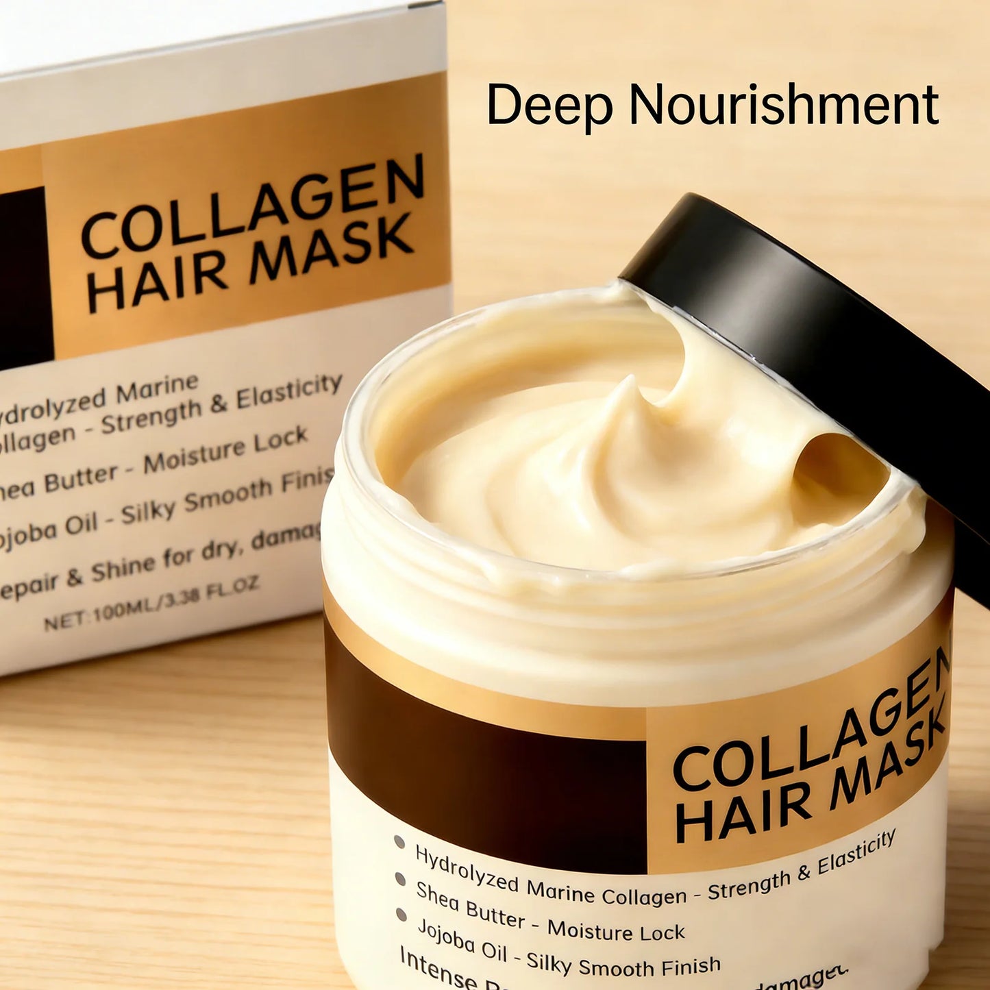 Eelhoe Collagen Hair Mask – Deep Repair for Dry & Frizzy Hair
