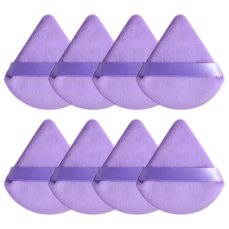 Velvet Triangle Makeup Puff | Soft Sponge Foundation Blender