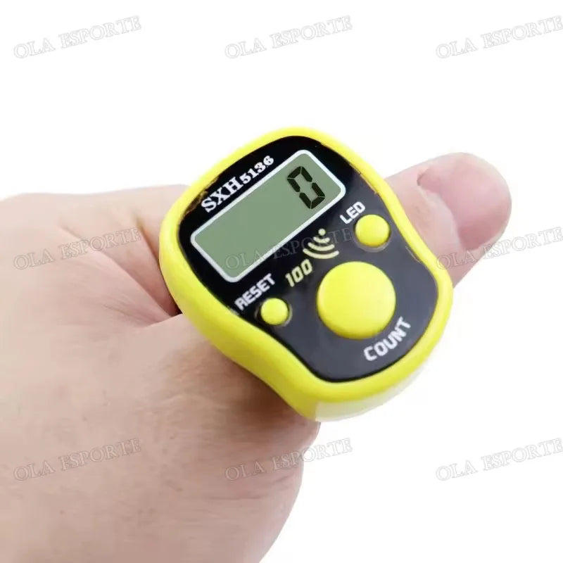 LCD Digital Finger Tally Counter Clicker with LED Backlight