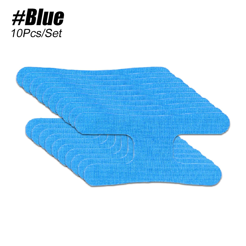 Thumb & Finger Kinesiology Tape | Self-Adhesive Joint Support Kinesiology Finger Tape Peaceful Pleasures Health and Wellness Blue-10PCS