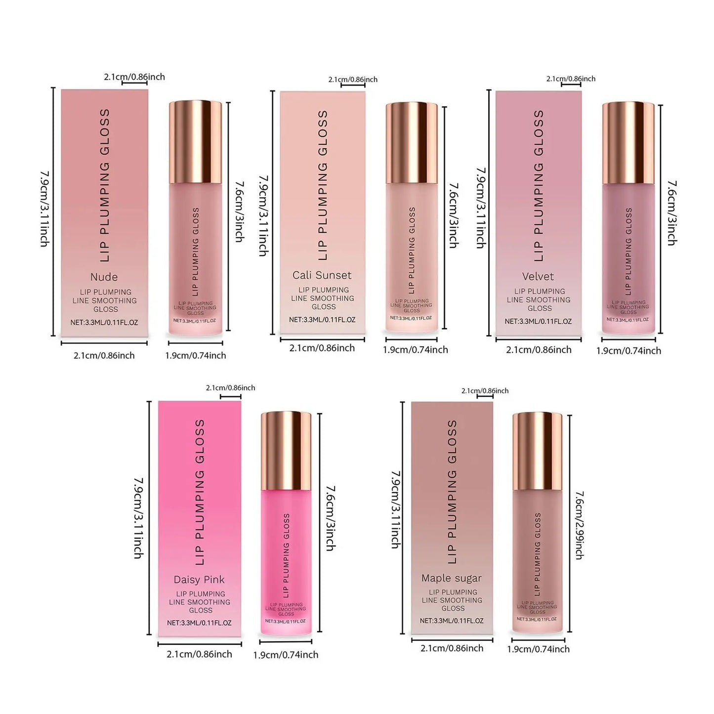 Water Light Hydrating Lip Gloss – Plumping Shine | 3.3ml