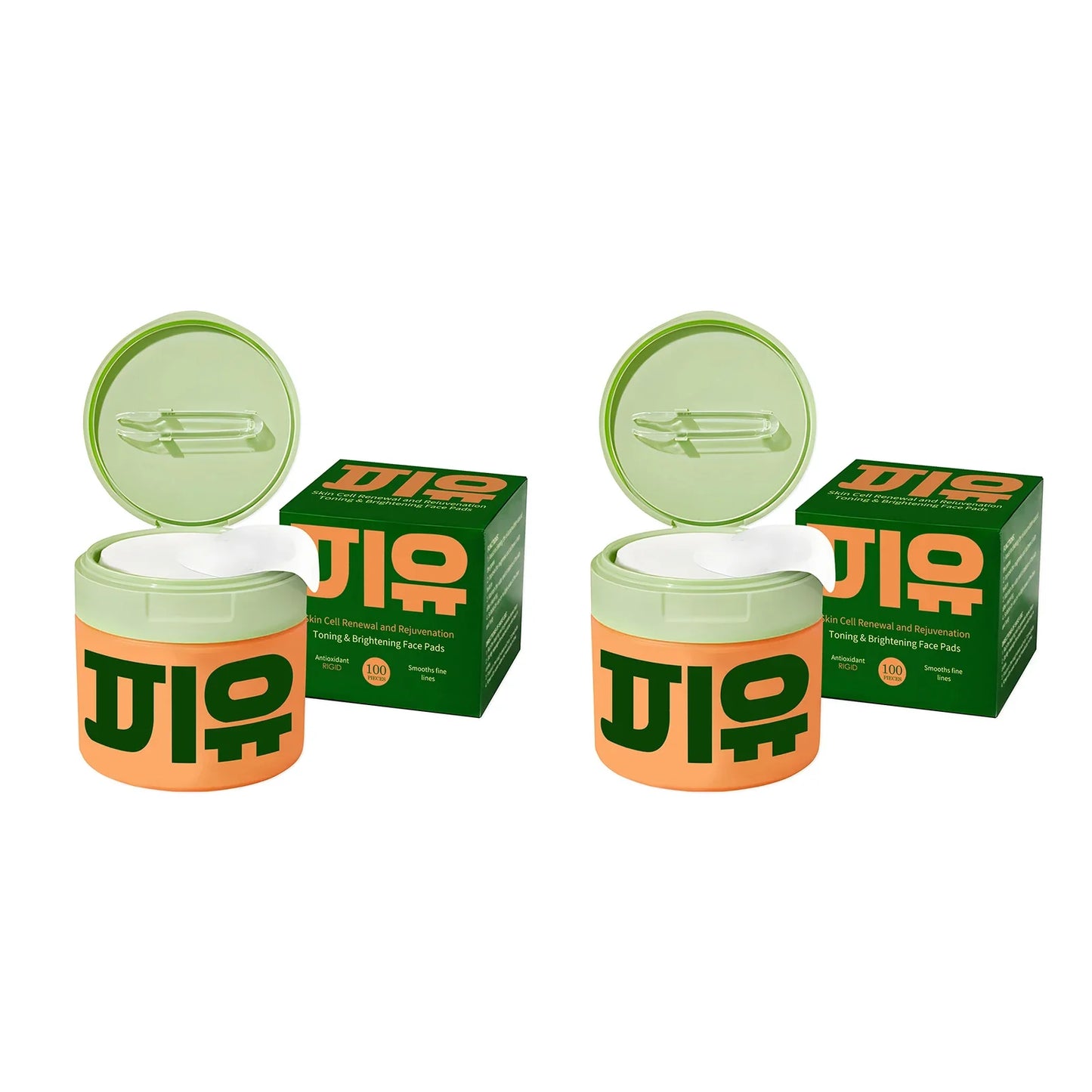 Brightening Toning Face Essence Pads – 100pcs Hydrating Exfoliating