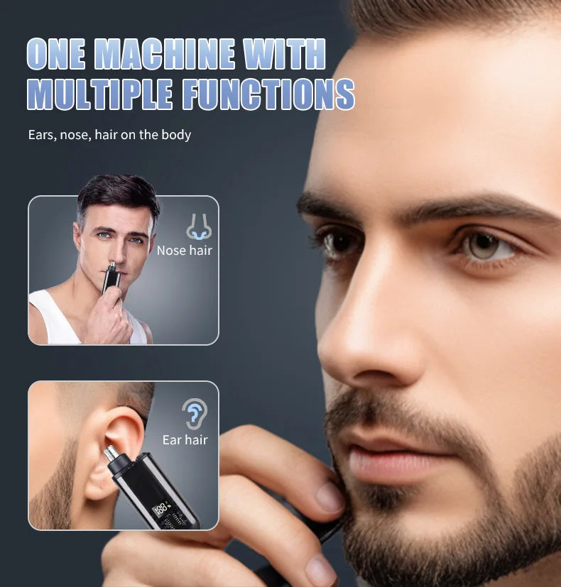 New Nose Hair Trimmer And T9 Hair Clipper Set For Mens Care Set Portable Mini USB charging Nose And Ear Hair Trimmer 2025 Peaceful Pleasures Health and Wellness