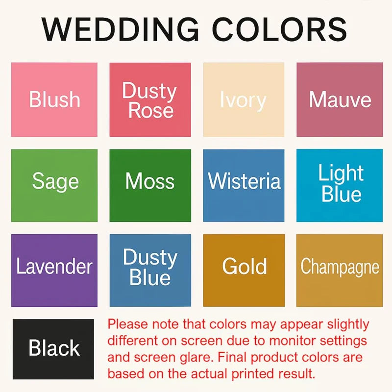 5-Pack Personalized Wood Folding Fans | Wedding & Bridal Favors