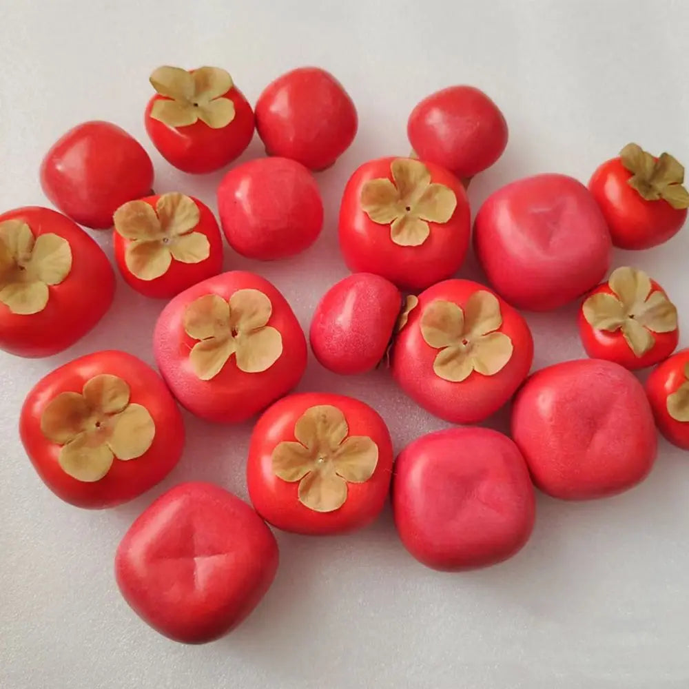 Artificial Foam Persimmon Fake Fruit Home Decor Prop