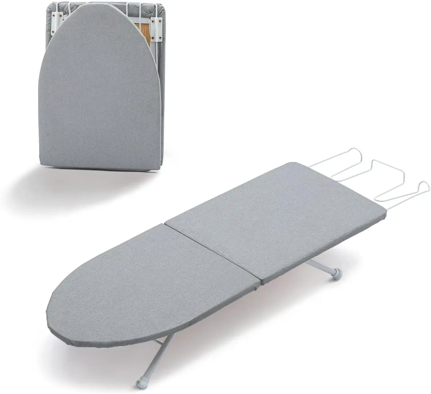 Foldable Mini Ironing Board with Cotton Cover, Portable Tabletop Iron Rest for Space Saving 32"x12" Peaceful Pleasures Health and Wellness United States