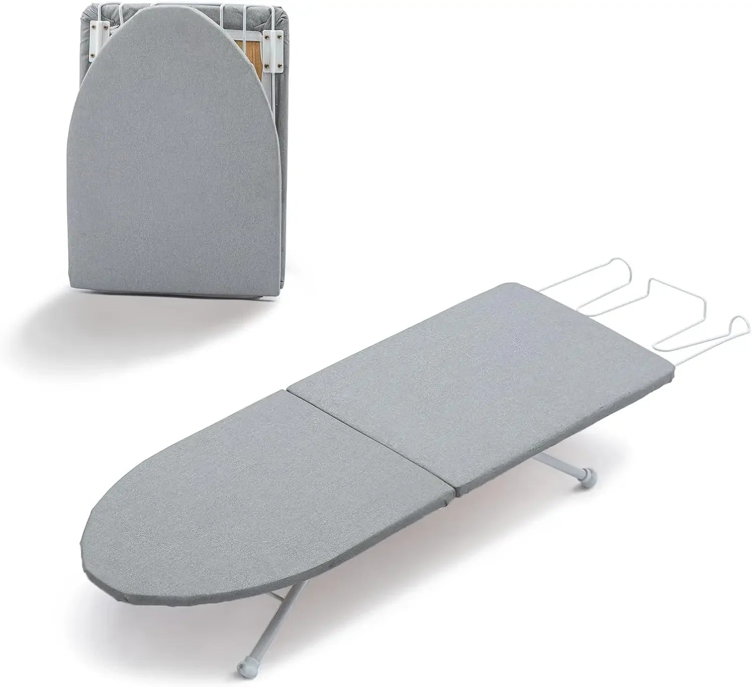 Foldable Mini Ironing Board with Cotton Cover, Portable Tabletop Iron Rest for Space Saving 32"x12" Peaceful Pleasures Health and Wellness United States