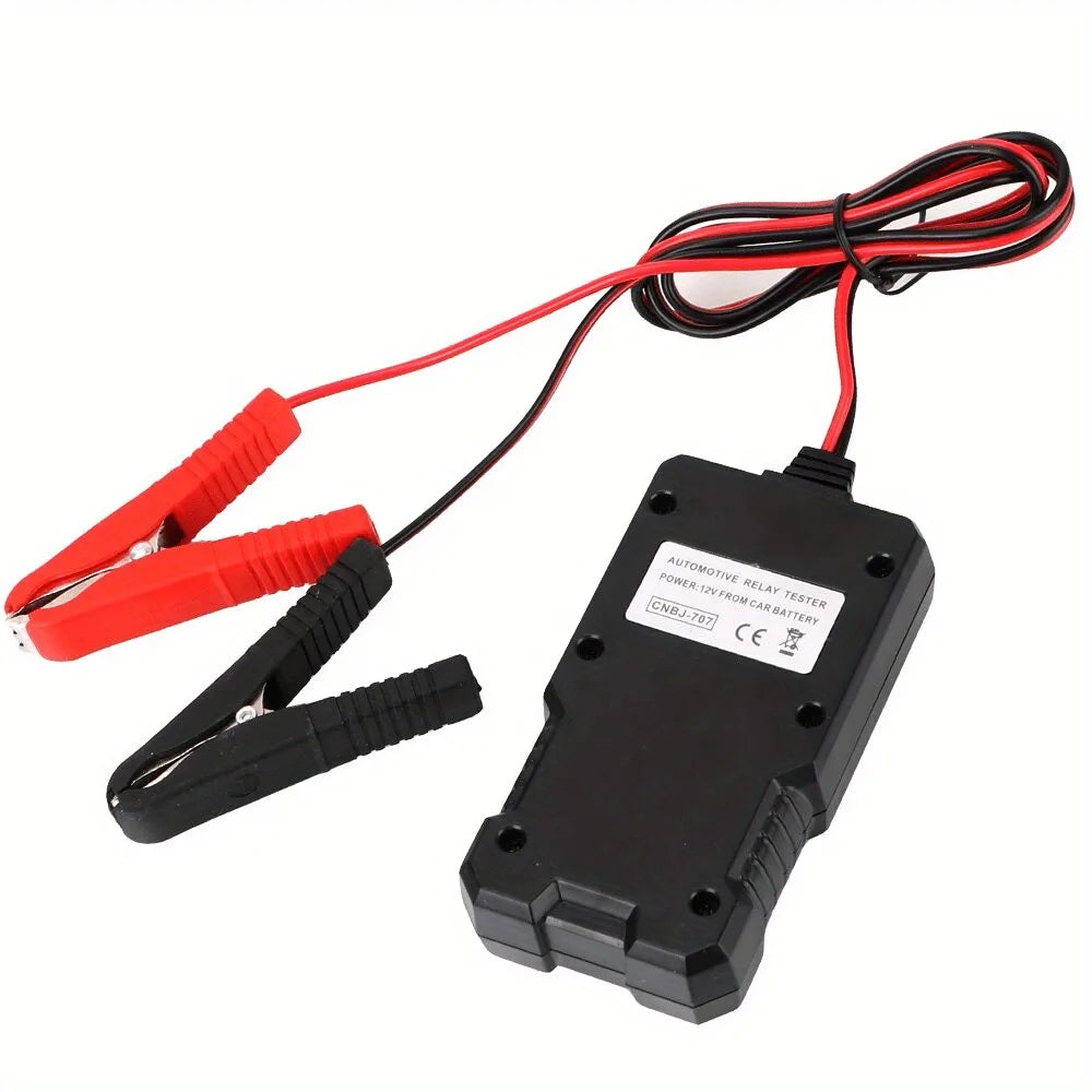 Portable 12V Automotive Relay Tester with Battery Clips Peaceful Pleasures Health and Wellness