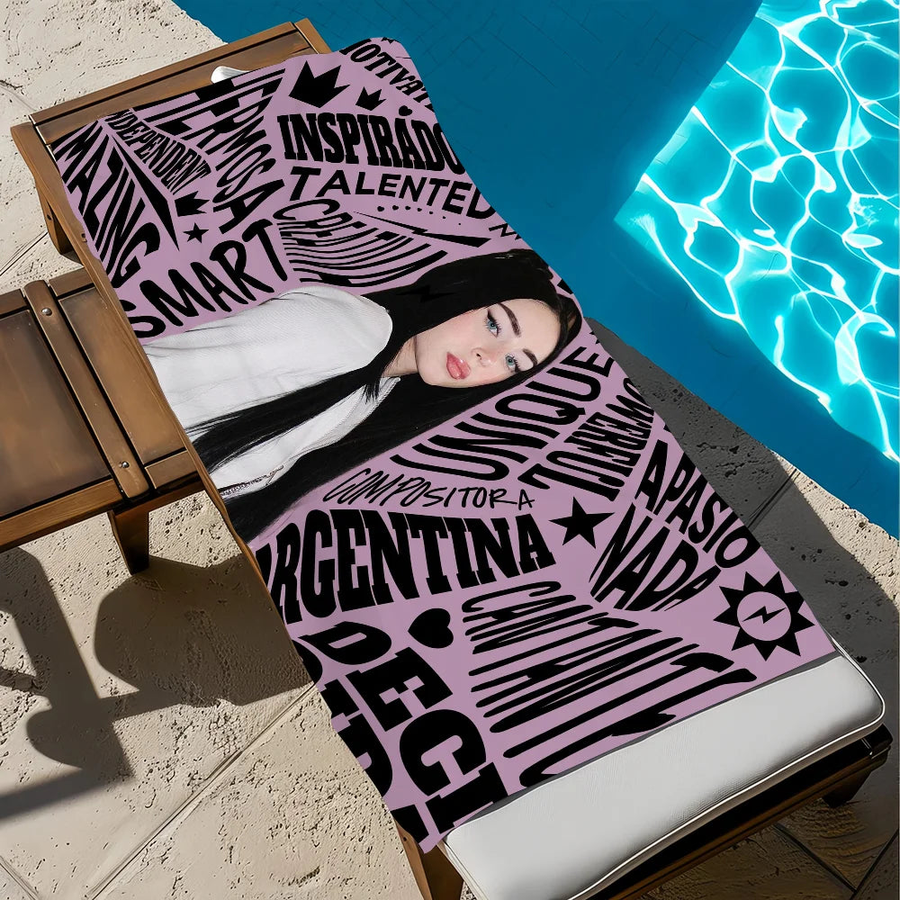 Nicki Nicole Quick-Dry Beach Towel | Soft Microfiber Pool Towel Quick-Dry Beach Towel Peaceful Pleasures Health and Wellness z1 STJ40x70CM