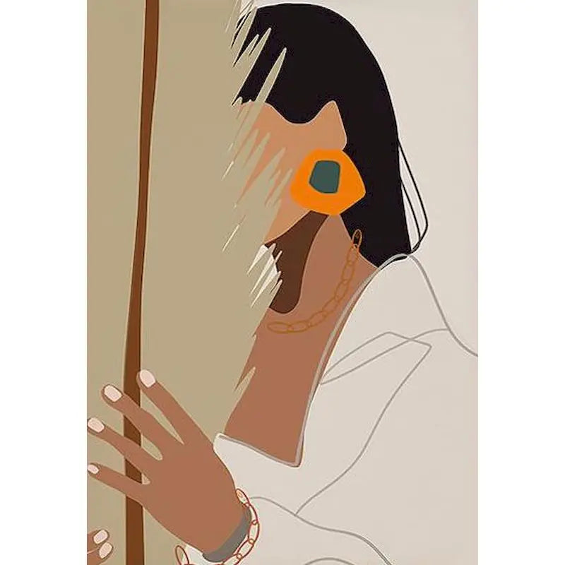 Paint by Numbers Interior Figure Canvas Kit 60x75cm | GATYZTORY