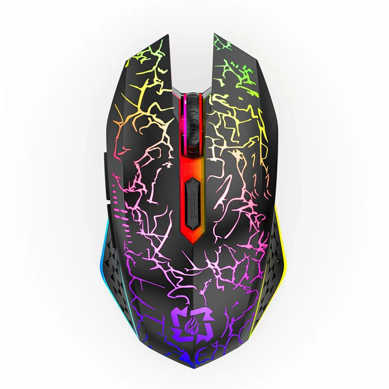 DIXSG Bluetooth 5.2 RGB Wireless Gaming Mouse – Dual-Mode, Silent