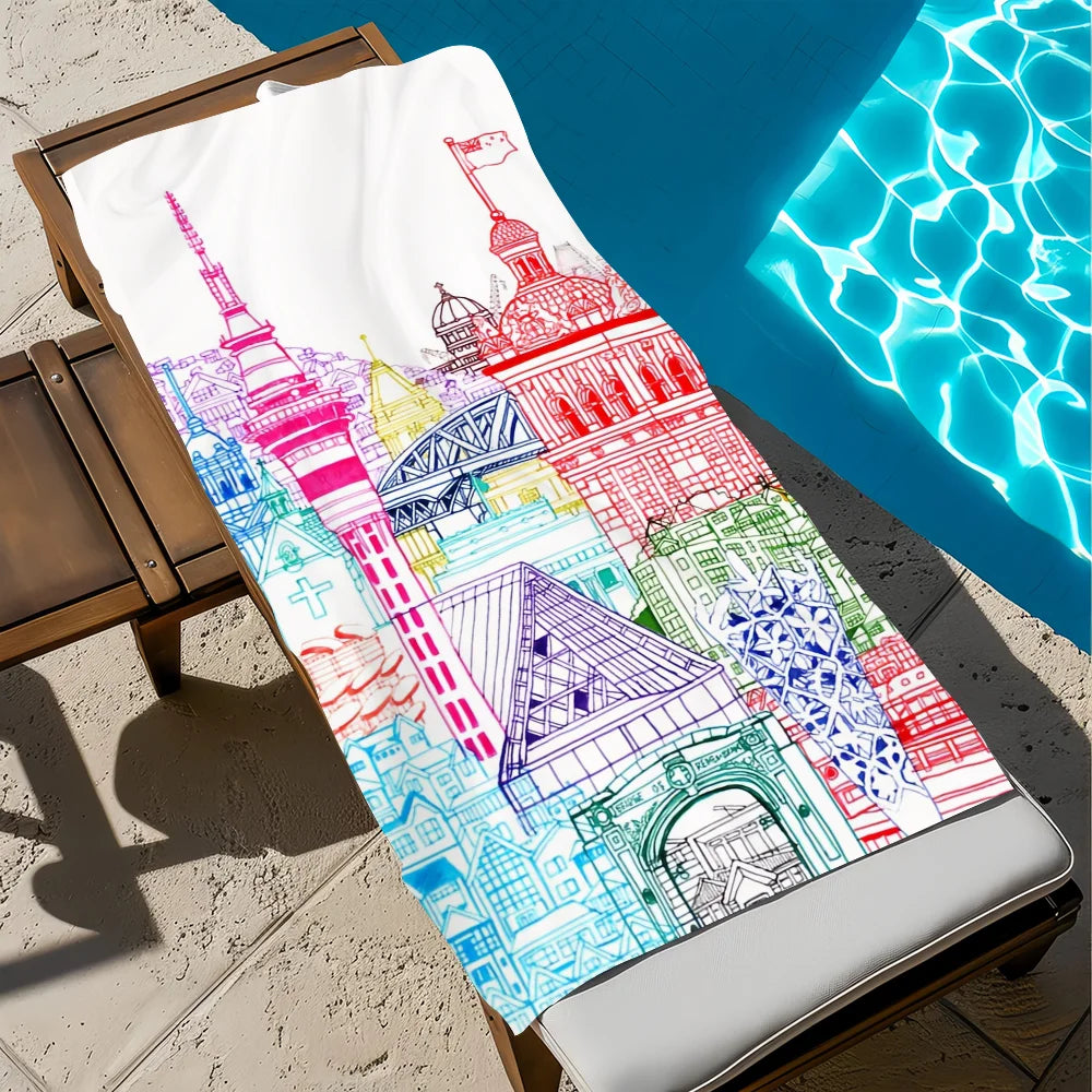 Quick-Dry Beach Towel – Soft, Colorful, Lightweight | 11 Sizes Quick-Dry Beach Towel Peaceful Pleasures Health and Wellness z2 STJ90x180CM