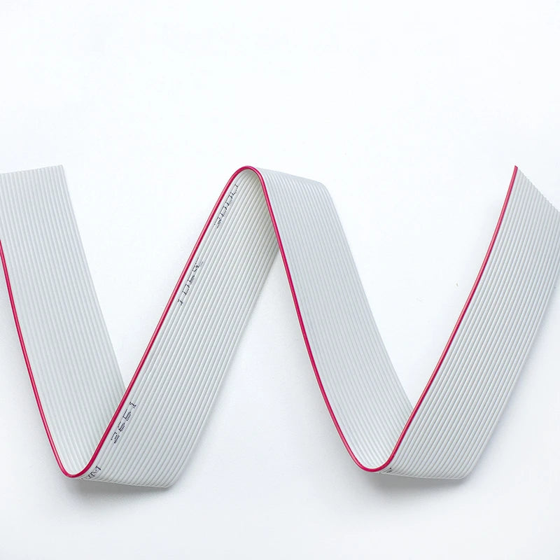 1Meter 1.0mm Pitch Grey Flat Ribbon Cable For IDC 2.0MM FC Connector 10P/12P/14P/16P/20P/34P/40P 28AWG Wire Peaceful Pleasures Health and Wellness