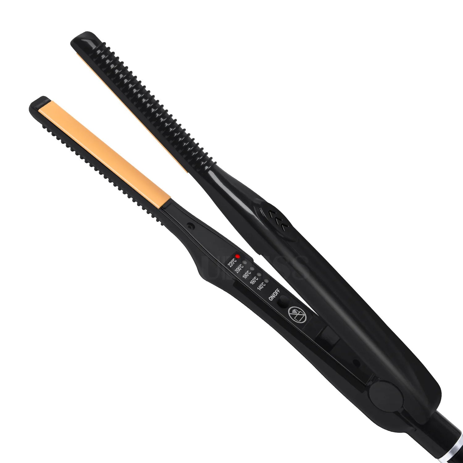Small Flat Iron for Short Hair, Temperature Adjustable Pencil Flat Iron Fast Heat Up, Beard Straightening Iron Peaceful Pleasures Health and Wellness EU