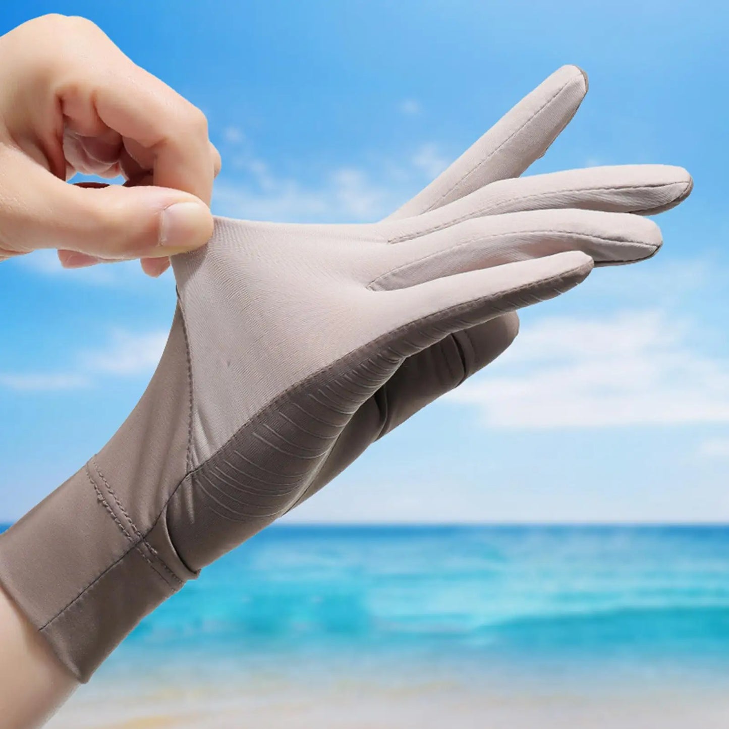 Women's UPF 50+ Full Finger UV Sun Protection Driving Gloves