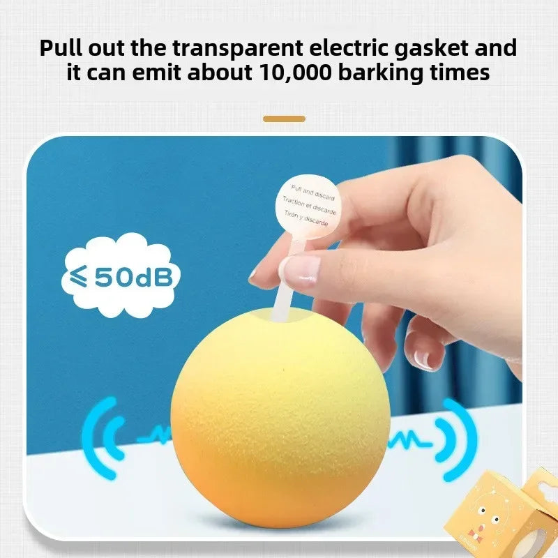 Interactive Sound Ball Cat Toy | Plush & EVA with Animal Sounds