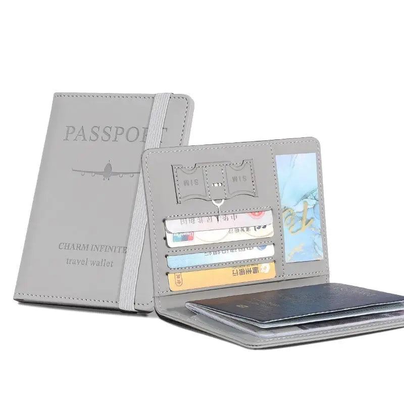 Waterproof PU Leather Passport Holder & Travel Wallet