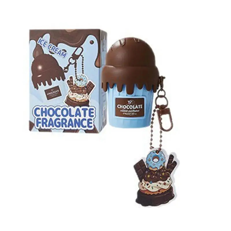 Arabian Gourmet Ice Cream Perfume 50ml Sweet Chocolate Strawberry Cherry Vanilla Perfume Fresh Luxury Unisex Eau De Toilette Peaceful Pleasures Health and Wellness Chocolate 50ML