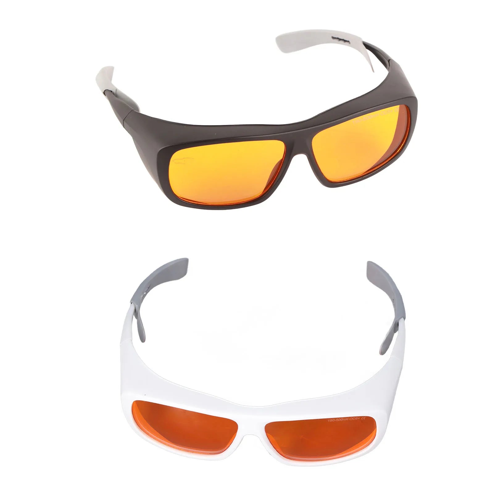 Laser Safety Goggles PC Plastic Easy To Clean Glasses High Attenuation Rate 180‑500nm Wavelength for Industrial Use Peaceful Pleasures Health and Wellness