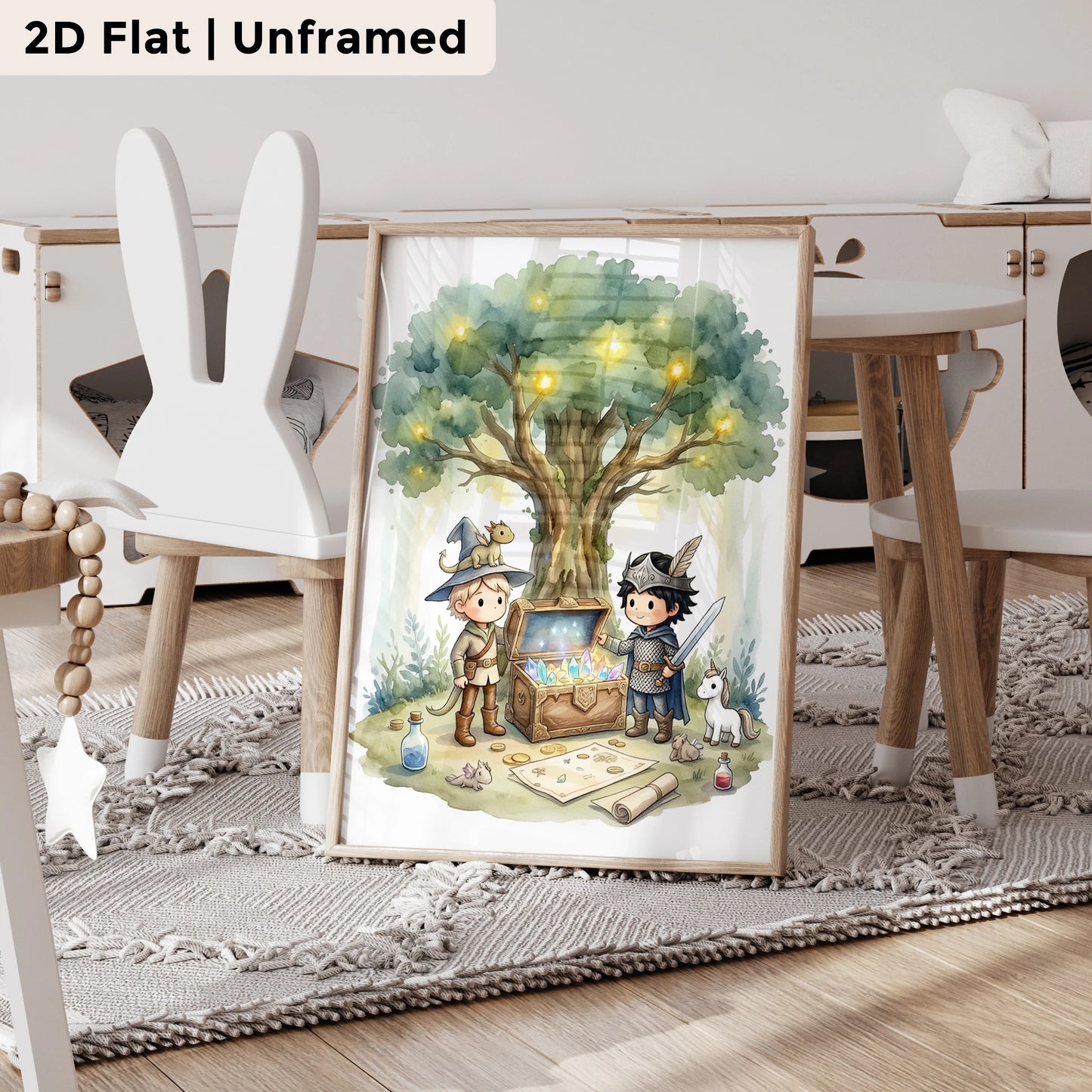 3-Piece Pirate Ship Canvas Wall Art | Kids Room Decor Print