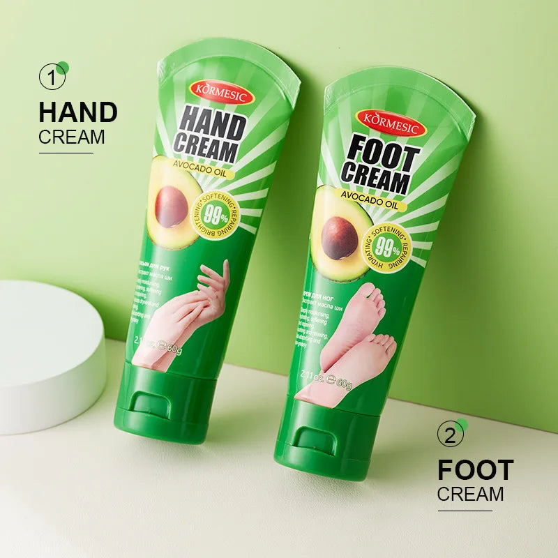KORMESIC Avocado Hand & Foot Cream – Moisturizing Anti-Wrinkle