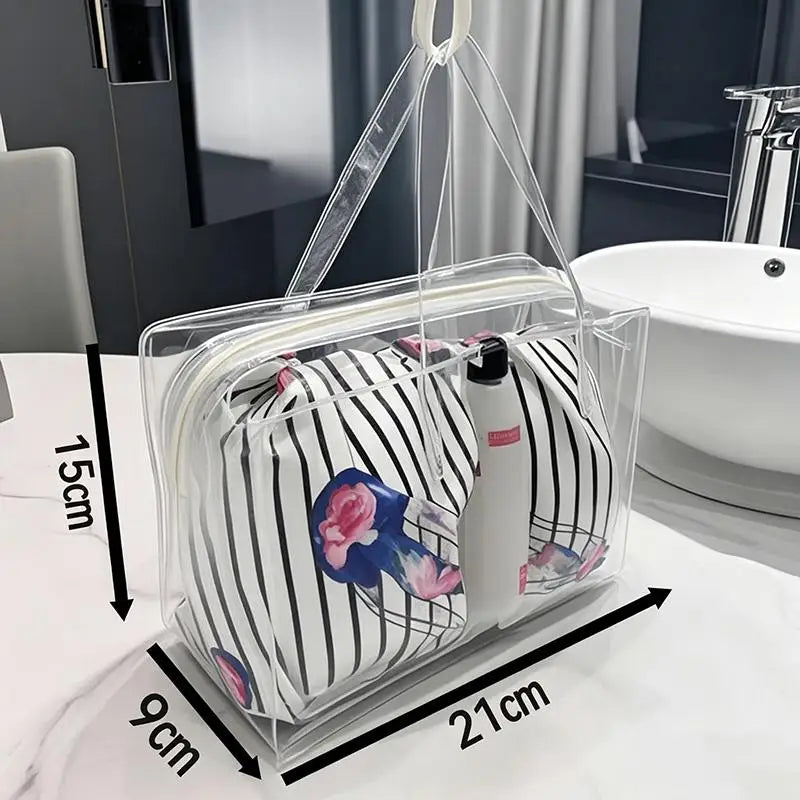 Waterproof Wet & Dry Separation Swim Bag | Travel Toiletry Tote