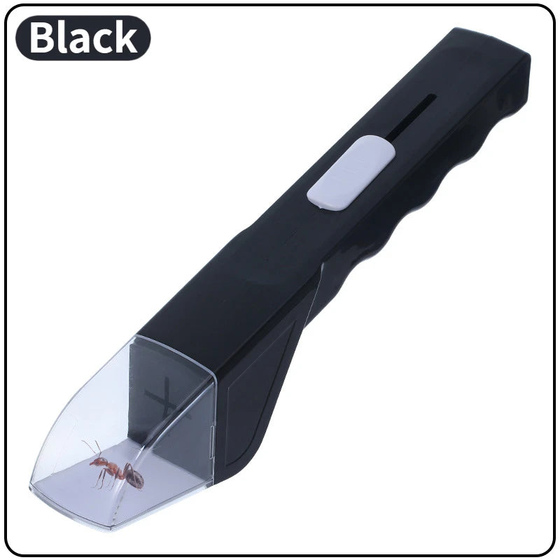 1PC Handheld Insect Catcher Bug Gripper Safe Spider Wasp Bee Catch Tool Household Garden Outdoor Portable Pest Capture Supplies Peaceful Pleasures Health and Wellness black