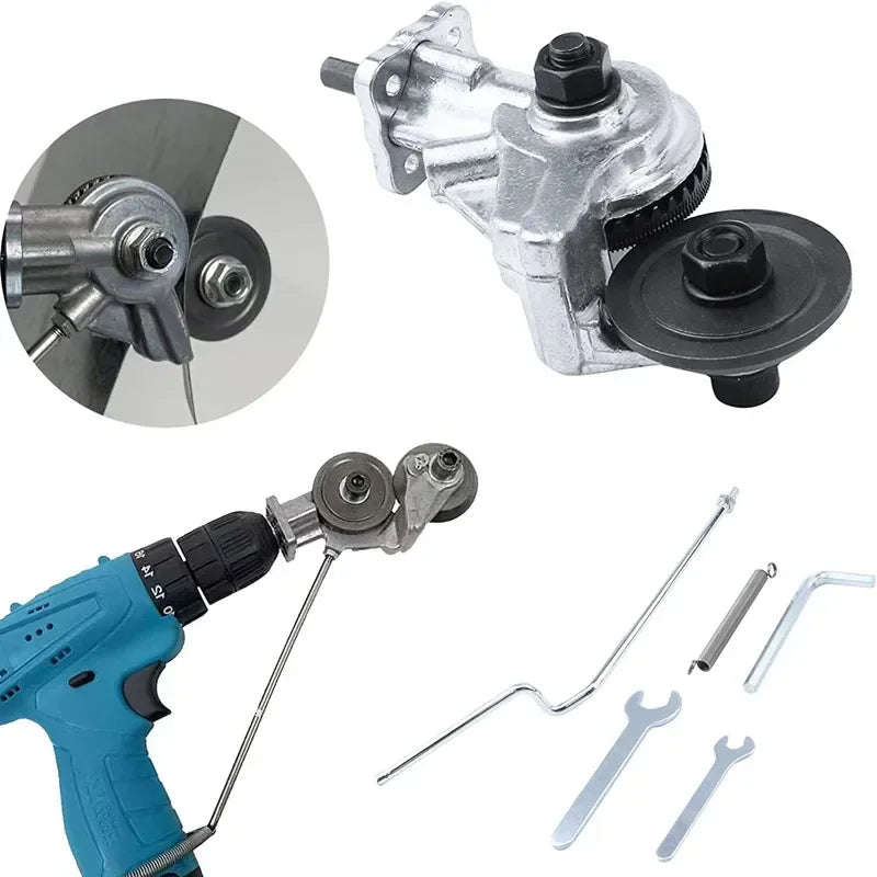 Electric Drill Nibbler Metal Sheet Cutter | 12–21V Attachment Peaceful Pleasures Health and Wellness