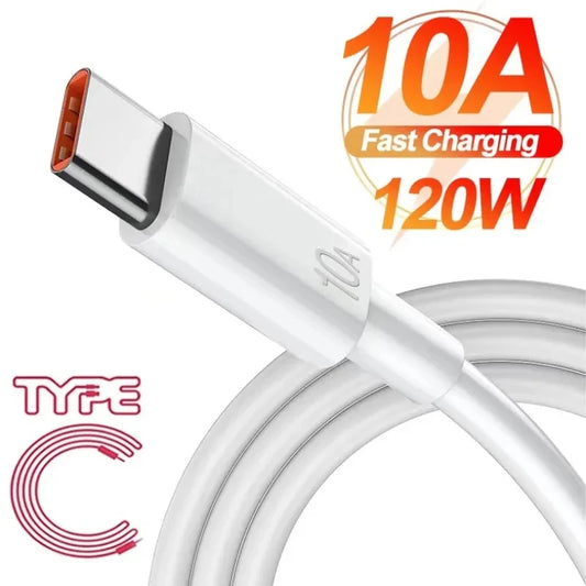USB Cable 10A Fast Charging Wire Mobile Phone Micro USB Cable For Xiaomi Samsung Andriod USB Type C 7A 6A Data Cable Cord Peaceful Pleasures Health and Wellness 10A Type-C 1.5m