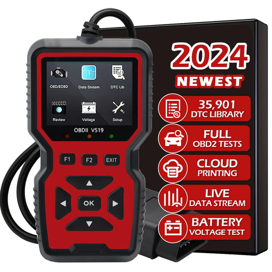 OBD2 Scanner V519 – Engine Fault Code Reader & Voltage Tester Peaceful Pleasures Health and Wellness