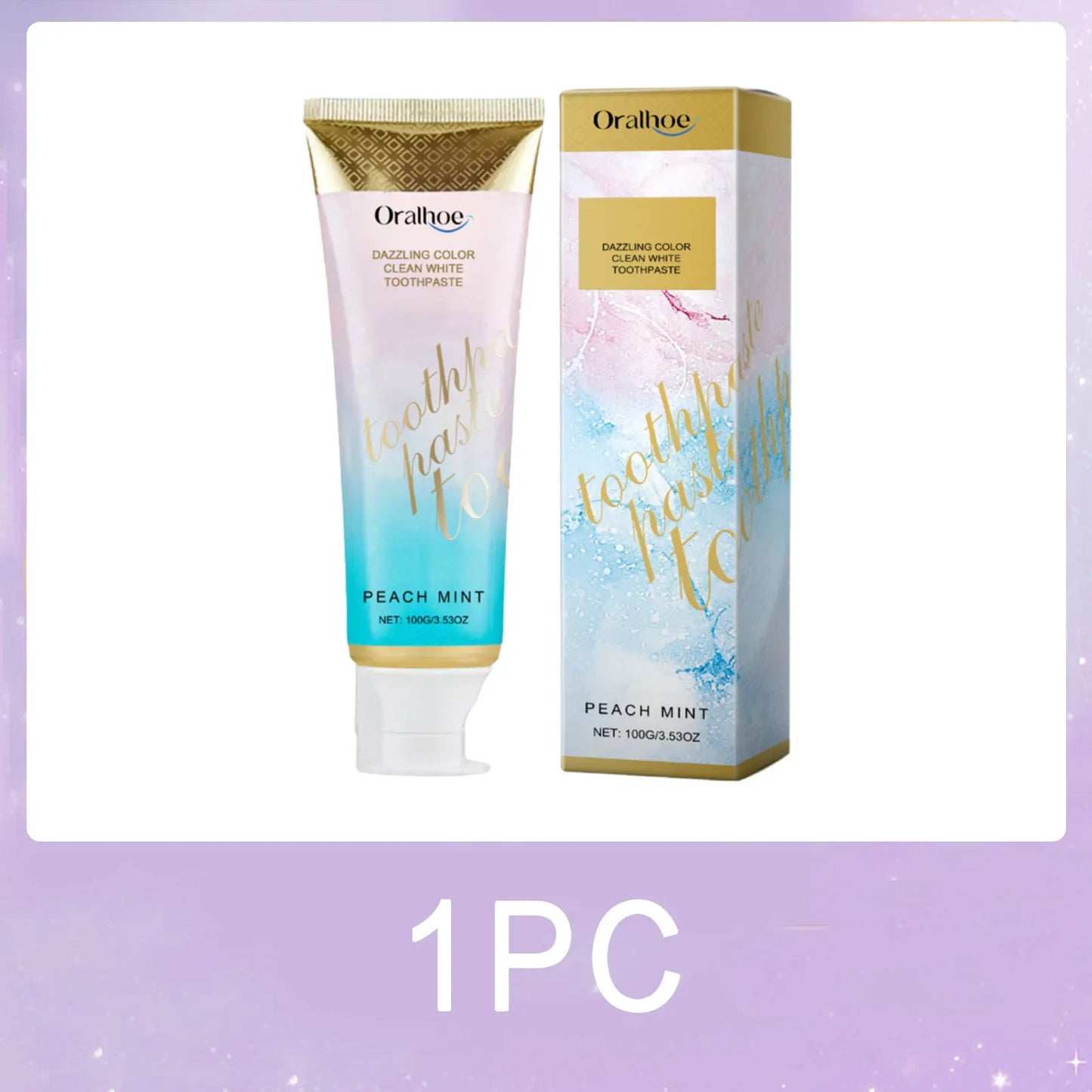 Oralhoe Radiant Whitening Toothpaste | Mint Flavor, 100g