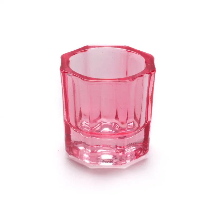 Crystal Glass Dappen Dish | Acrylic Nail Liquid Mixing Cup