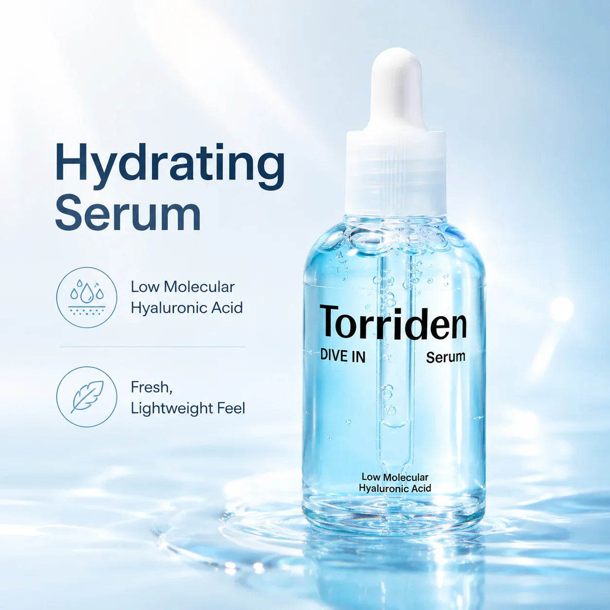 Torriden DIVE-IN Hyaluronic Acid Serum 50ml | Korean Skincare