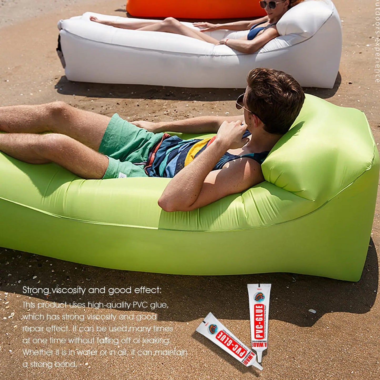 PVC Repair Glue 60g – Pool Float, Air Bed & Inflatable Fix