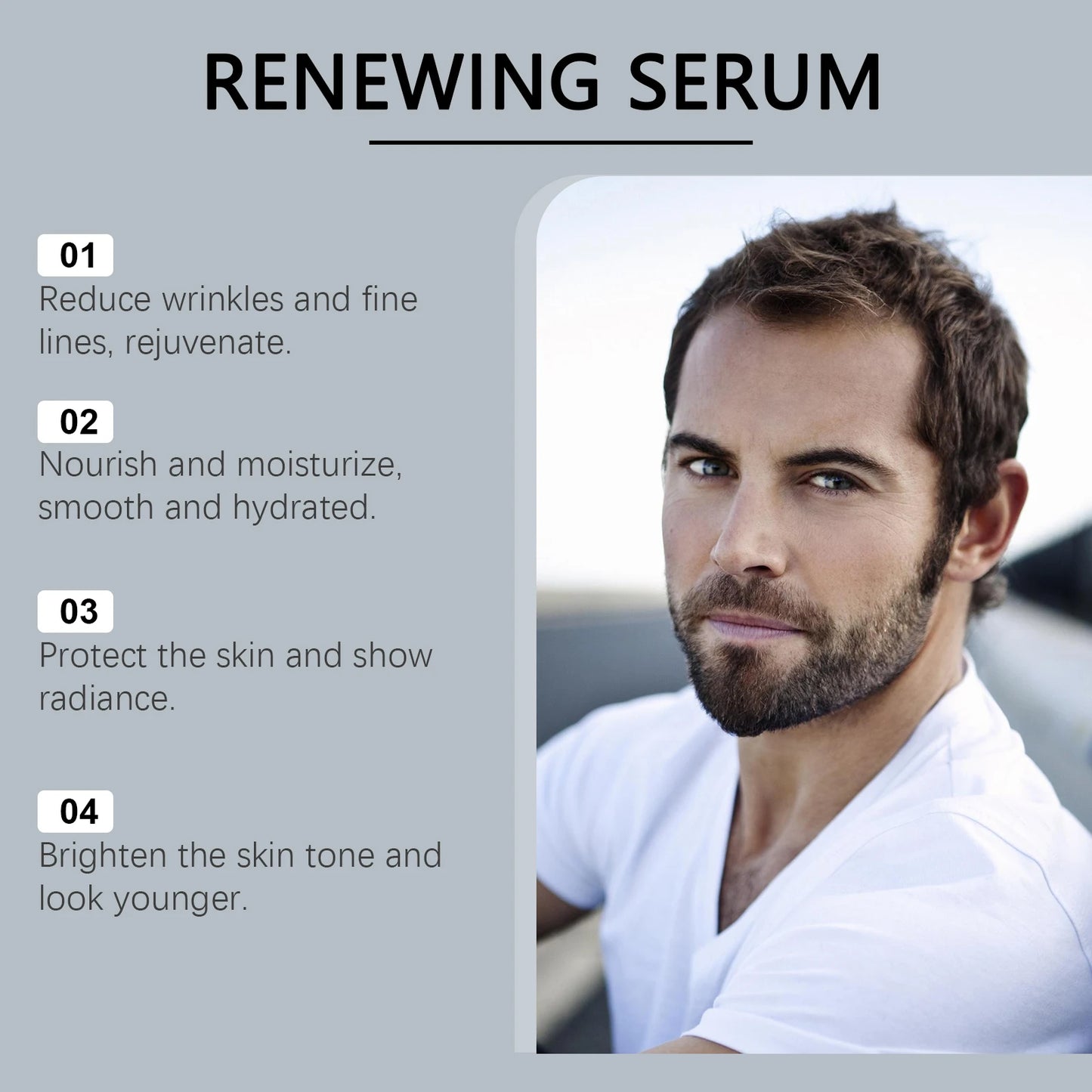 Men's Anti-Aging Face Serum Spray | Hydrating & Firming