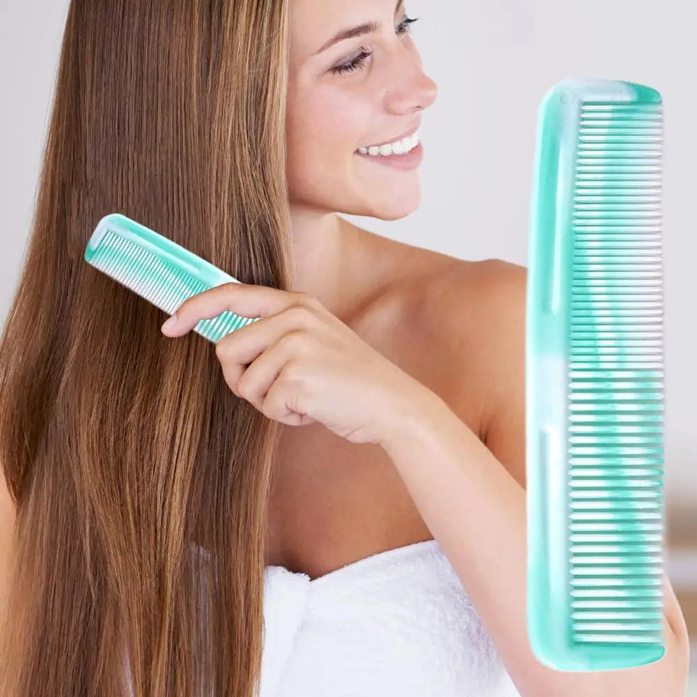 Mini Plastic Comb Small Hair Comb with Thick and Thin Teeth Portable Comb for Hotel Barber Accessories Women Hair Tools Peaceful Pleasures Health and Wellness