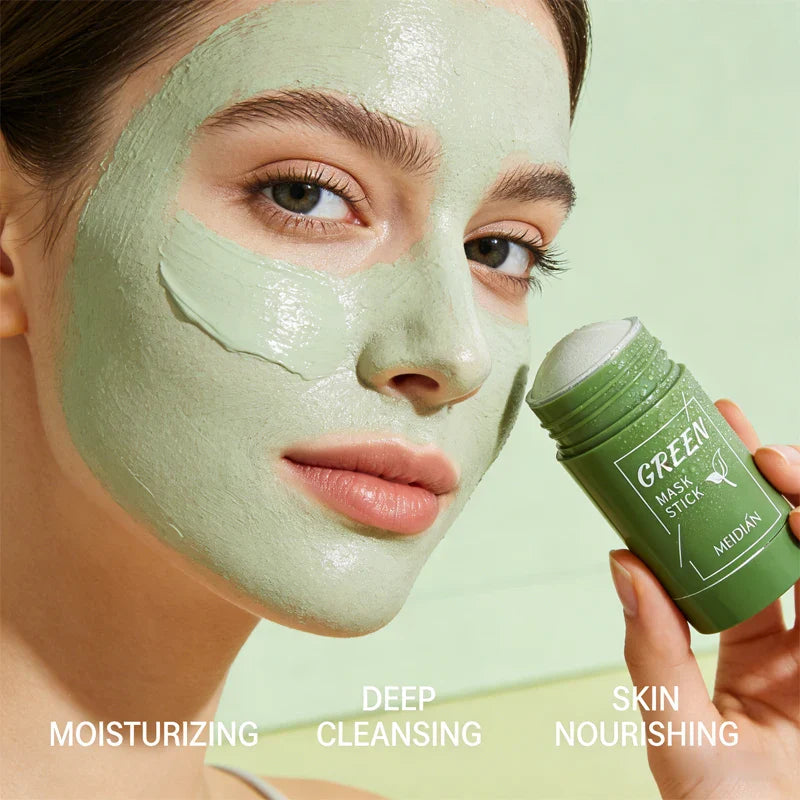 Green Tea & Eggplant Mud Mask Stick – Deep Clean & Moisturize