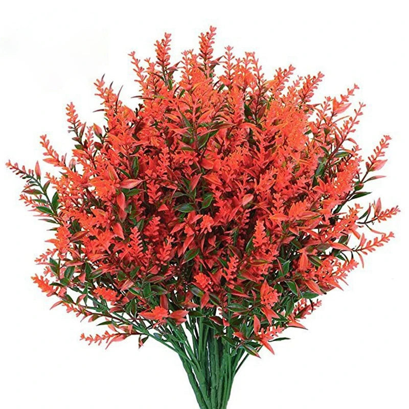 Artificial Lavender Bouquet | Fake Plastic Flowers Wedding & Decor