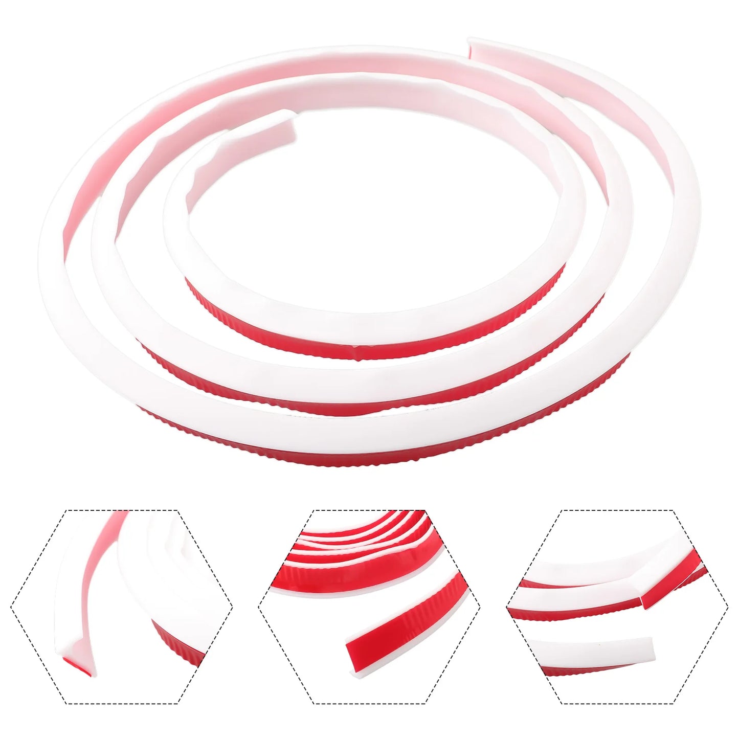 Bathroom Retention Water Barrier Strip Dry&wet Separation Silicone